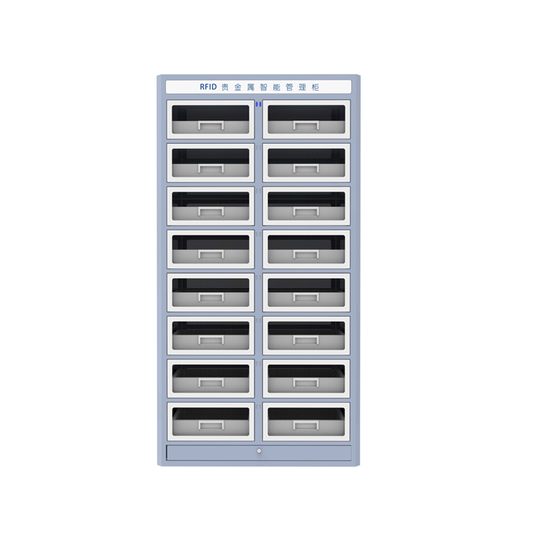 Smart Locking Precious Metal RFID Cabinet UHF Storage Locker for Tools Manganment