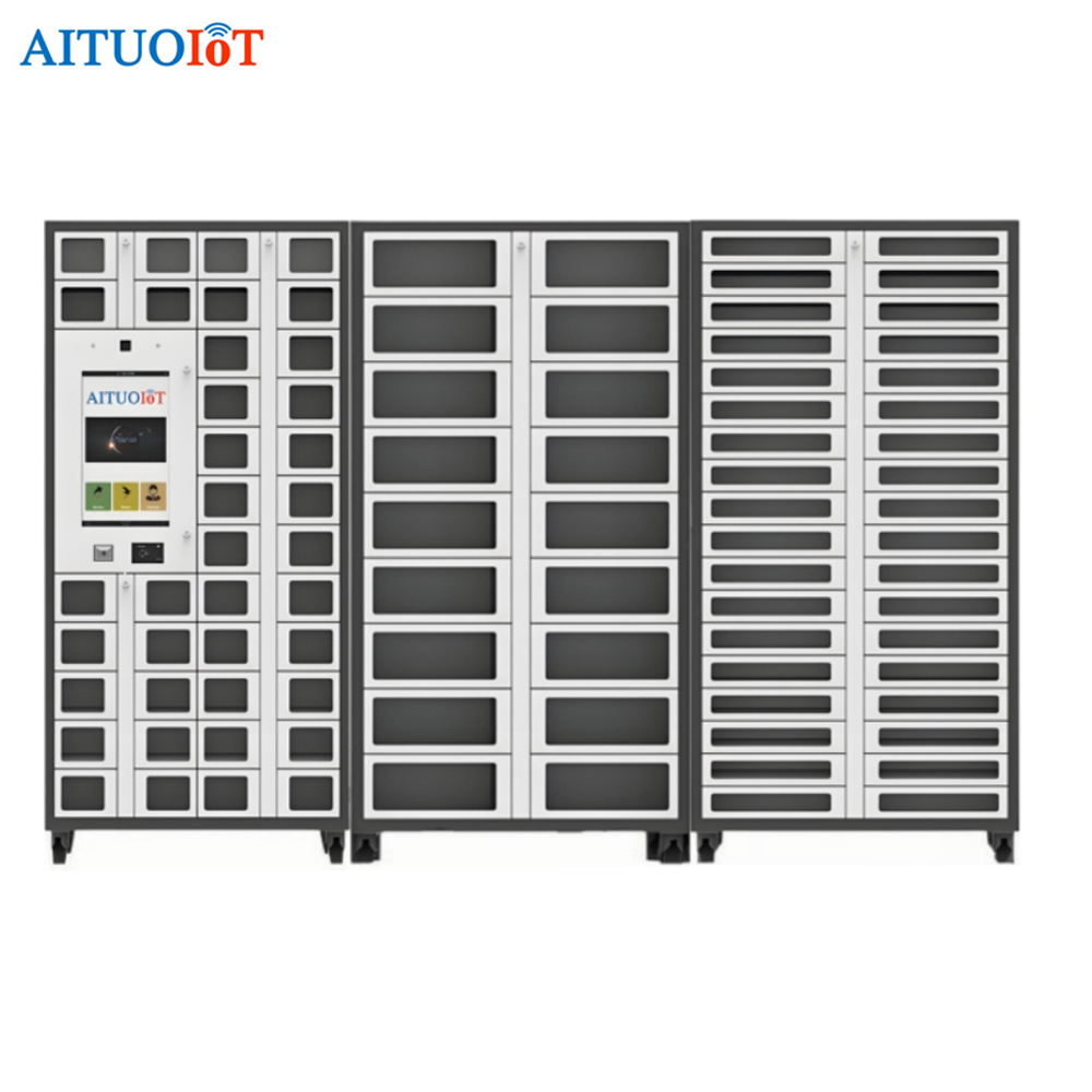 Smart lockers tools and materials management various grid sizes optional